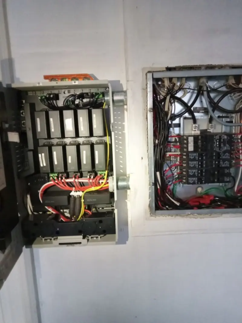 Electrical panel upgrade completed for Security Camera Wiring in Lauderdale Lakes